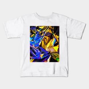 Abstract Gold foil Kids T-Shirt